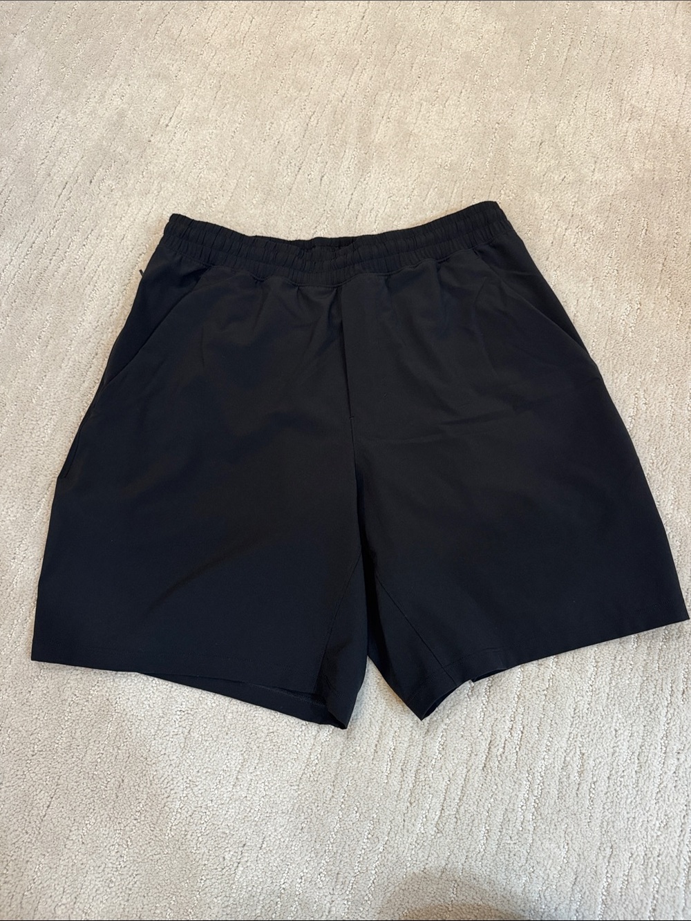 lululemon Pace Breaker Black Lined 7” Shorts